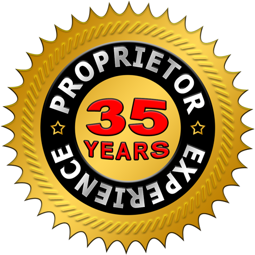Over 35 Years Experience
